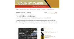 Desktop Screenshot of mccahon.co.nz